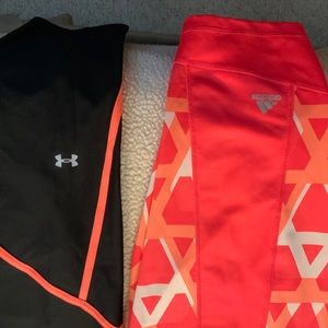 Women’s Adidas/Under Armor 2X leggings